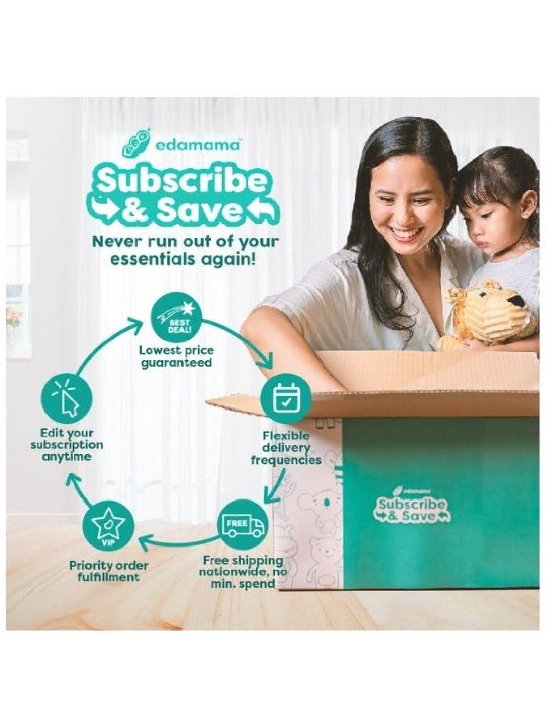 Pampers Aircon Pants XL 52s x 3 packs (156 diapers) Subscription